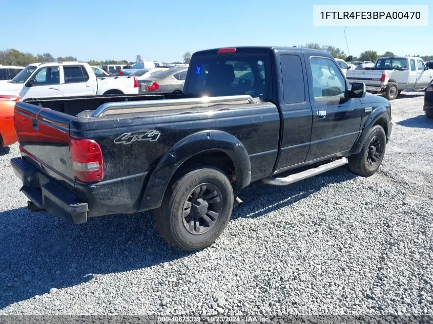 2011 Ford Ranger Sport VIN: 1FTLR4FE3BPA00470 Lot: 40675339