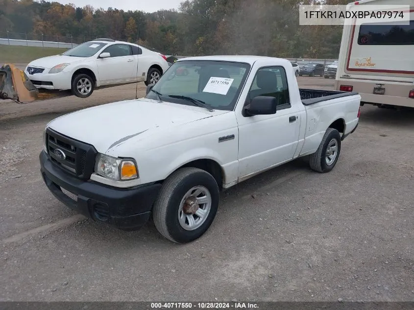 2011 Ford Ranger Xl VIN: 1FTKR1ADXBPA07974 Lot: 40717550