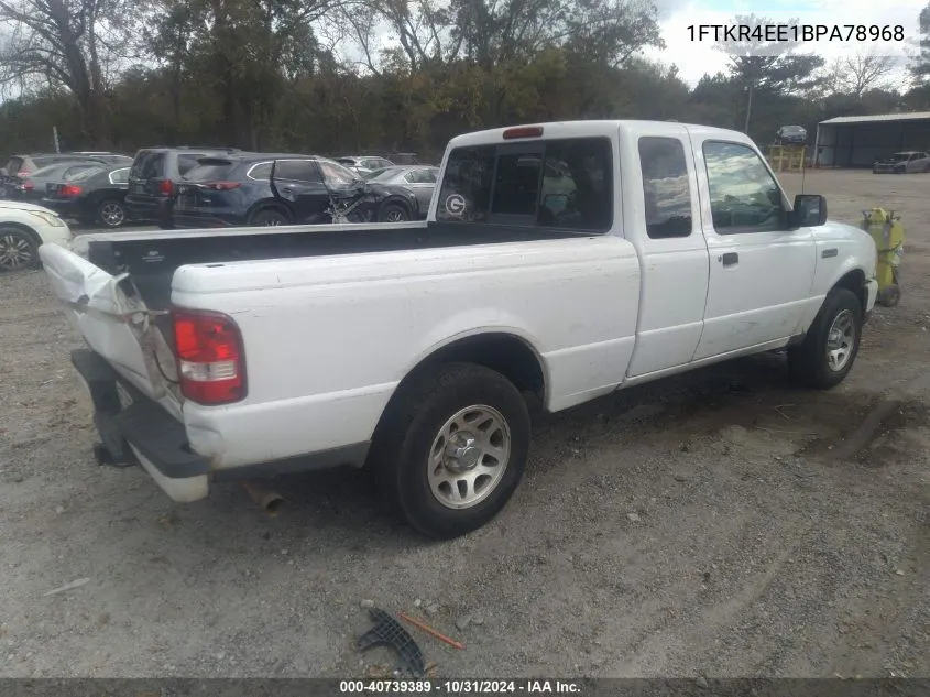 2011 Ford Ranger Xlt VIN: 1FTKR4EE1BPA78968 Lot: 40739389