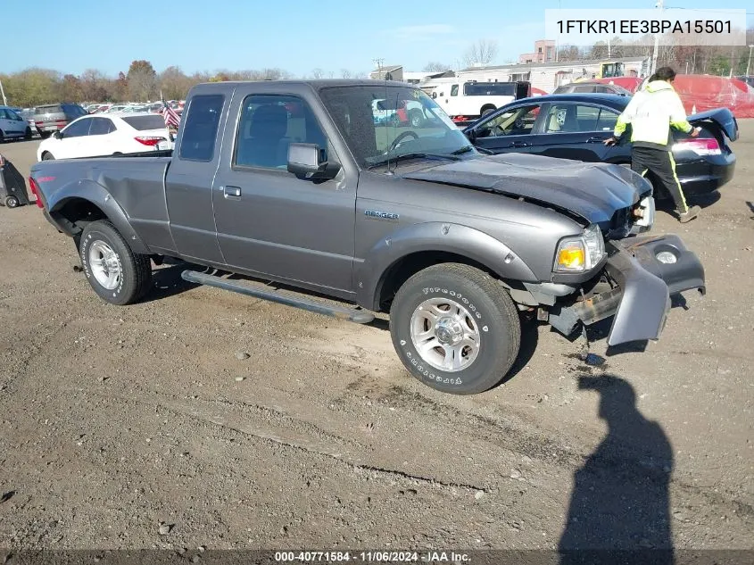 2011 Ford Ranger Sport VIN: 1FTKR1EE3BPA15501 Lot: 40771584