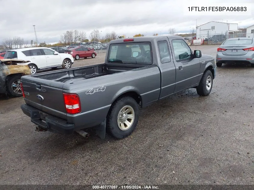 1FTLR1FE5BPA06883 2011 Ford Ranger Xl