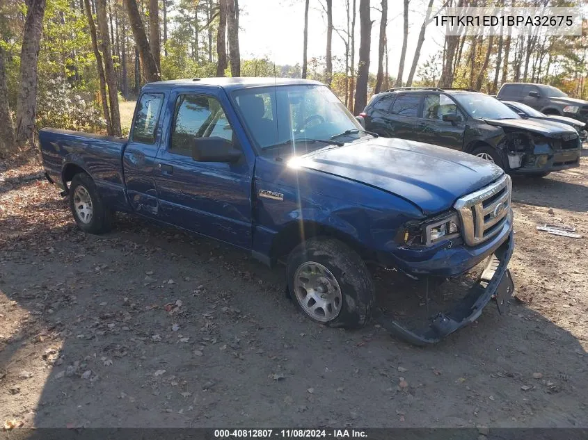 2011 Ford Ranger Xlt VIN: 1FTKR1ED1BPA32675 Lot: 40812807