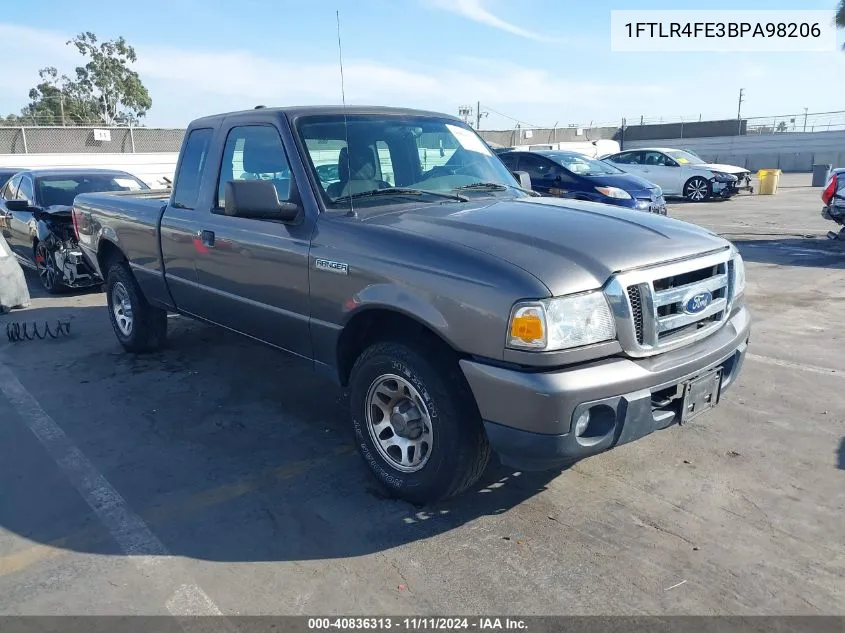 2011 Ford Ranger Xlt VIN: 1FTLR4FE3BPA98206 Lot: 40836313