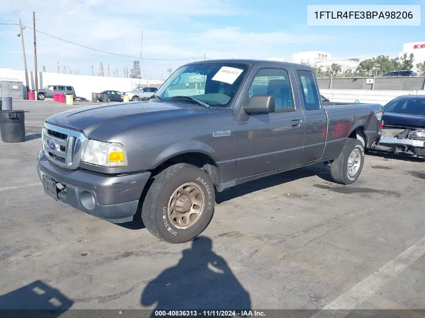 2011 Ford Ranger Xlt VIN: 1FTLR4FE3BPA98206 Lot: 40836313