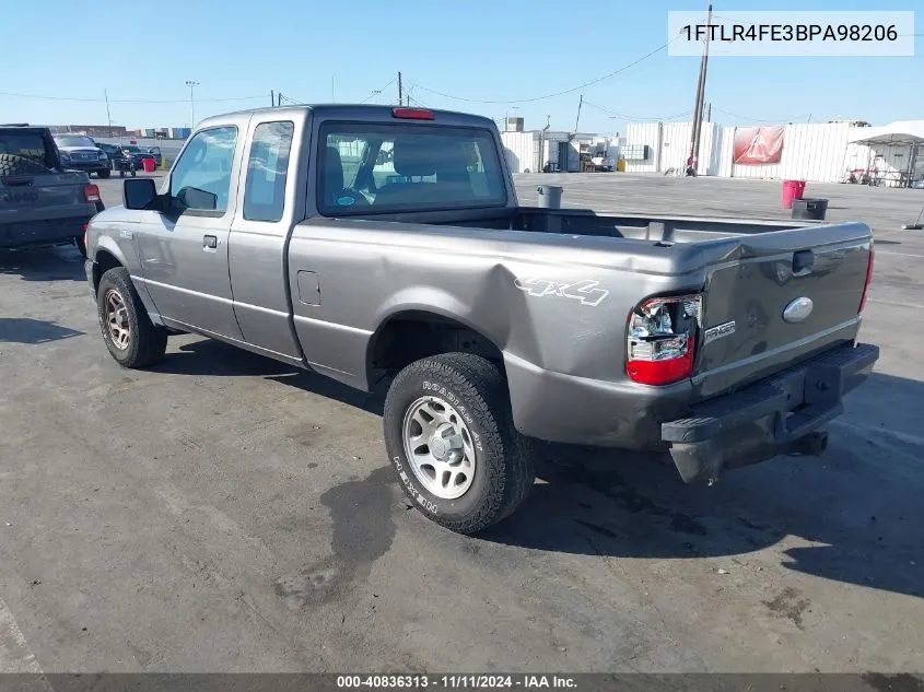 2011 Ford Ranger Xlt VIN: 1FTLR4FE3BPA98206 Lot: 40836313