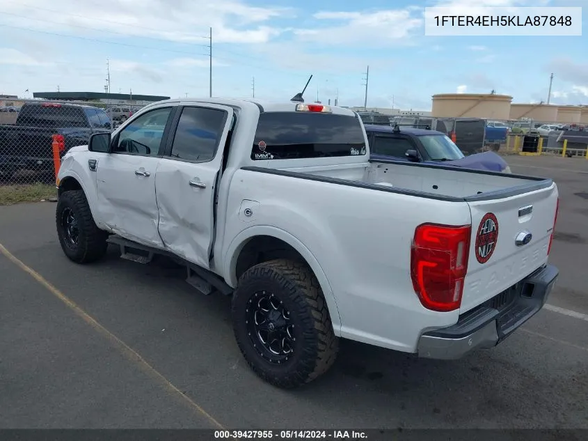 2019 Ford Ranger Xlt VIN: 1FTER4EH5KLA87848 Lot: 39427955