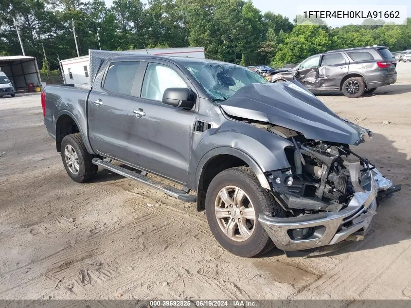 2019 Ford Ranger Xlt VIN: 1FTER4EH0KLA91662 Lot: 39692825