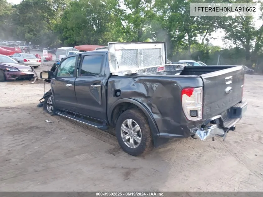 2019 Ford Ranger Xlt VIN: 1FTER4EH0KLA91662 Lot: 39692825