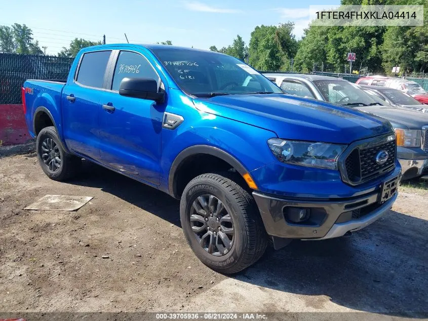 2019 Ford Ranger Xlt VIN: 1FTER4FHXKLA04414 Lot: 39705936