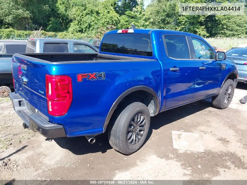 2019 Ford Ranger Xlt VIN: 1FTER4FHXKLA04414 Lot: 39705936