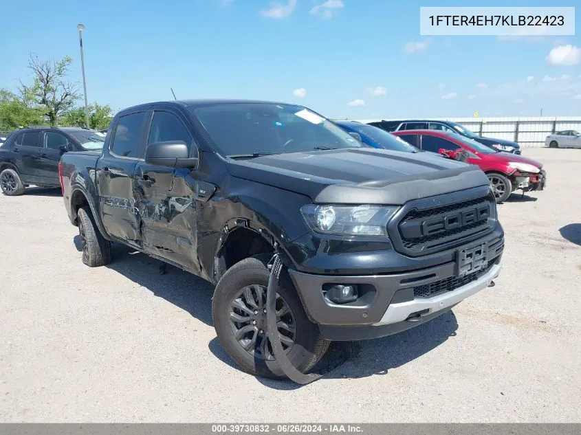 2019 Ford Ranger Xlt VIN: 1FTER4EH7KLB22423 Lot: 39730832