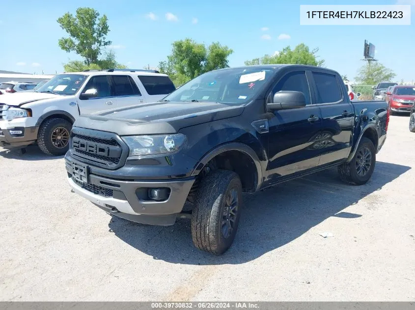 2019 Ford Ranger Xlt VIN: 1FTER4EH7KLB22423 Lot: 39730832