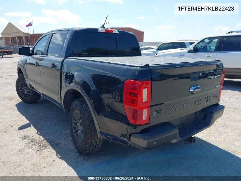 2019 Ford Ranger Xlt VIN: 1FTER4EH7KLB22423 Lot: 39730832