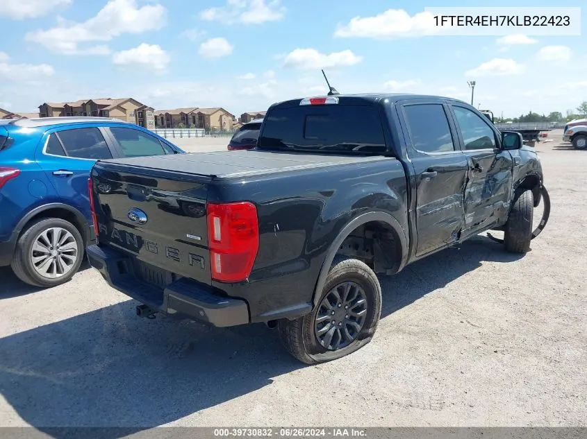 2019 Ford Ranger Xlt VIN: 1FTER4EH7KLB22423 Lot: 39730832