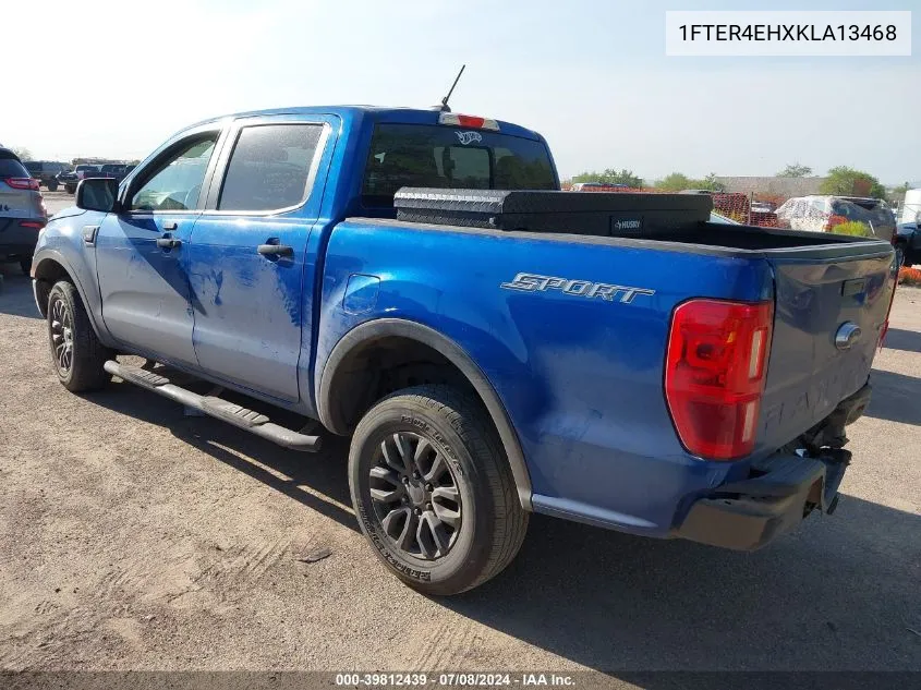 2019 Ford Ranger Xlt VIN: 1FTER4EHXKLA13468 Lot: 39812439