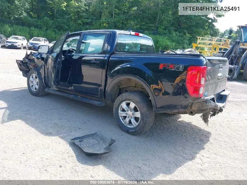 2019 Ford Ranger Xl VIN: 1FTER4FH1KLA25491 Lot: 39883674