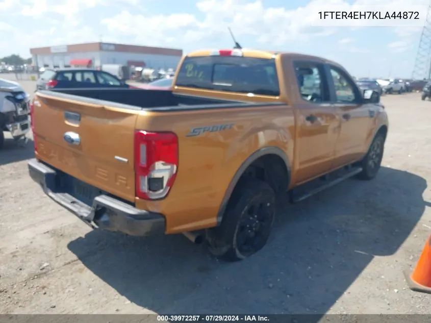 2019 Ford Ranger Xlt VIN: 1FTER4EH7KLA44872 Lot: 39972257