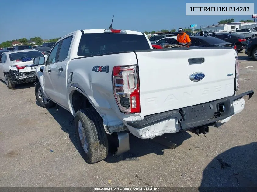 2019 Ford Ranger Xlt VIN: 1FTER4FH1KLB14283 Lot: 40041613