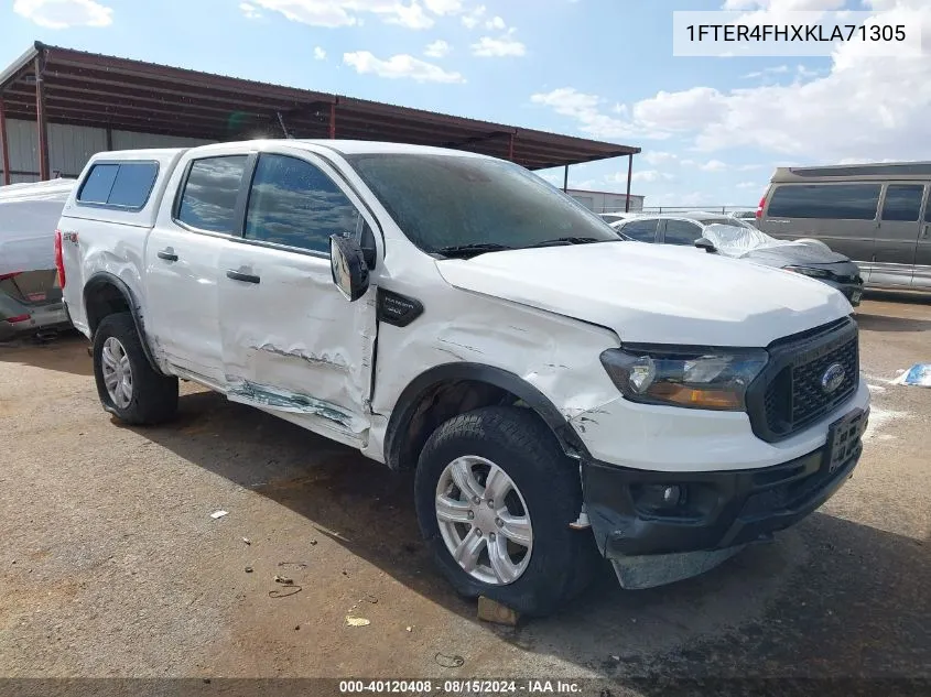 2019 Ford Ranger Xl VIN: 1FTER4FHXKLA71305 Lot: 40120408