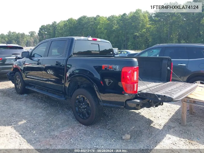 1FTER4FHXKLA74124 2019 Ford Ranger Lariat