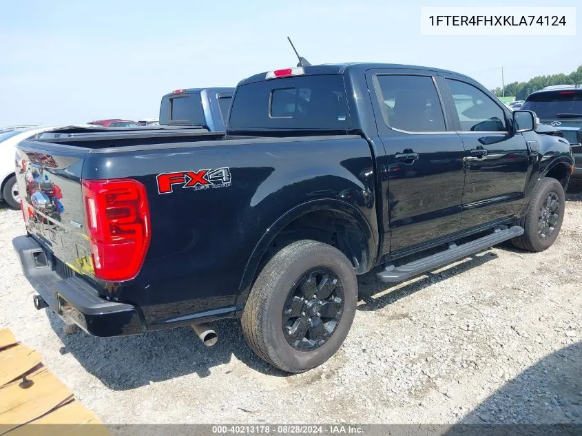 1FTER4FHXKLA74124 2019 Ford Ranger Lariat