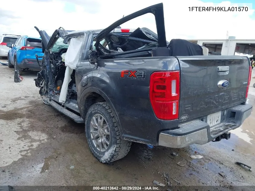 2019 Ford Ranger Xlt VIN: 1FTER4FH9KLA01570 Lot: 40213642