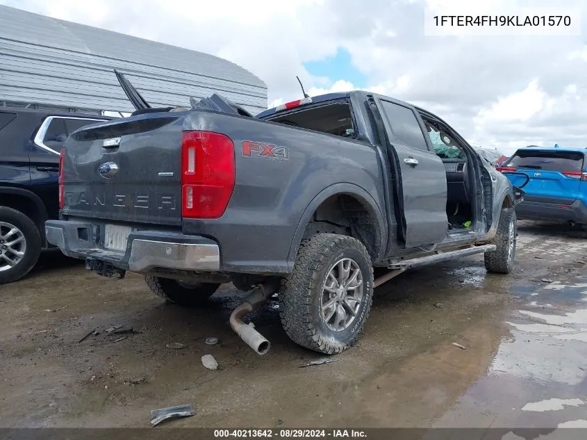 2019 Ford Ranger Xlt VIN: 1FTER4FH9KLA01570 Lot: 40213642