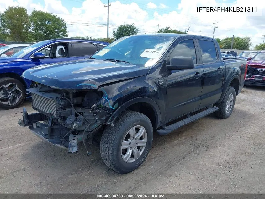 2019 Ford Ranger Xl VIN: 1FTER4FH4KLB21311 Lot: 40234738