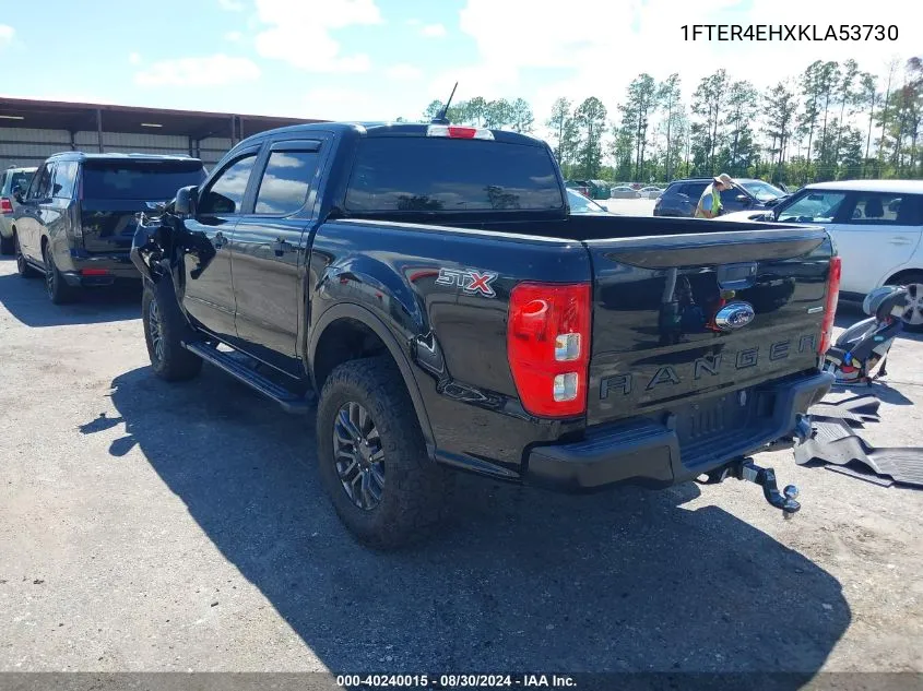 2019 Ford Ranger Xl VIN: 1FTER4EHXKLA53730 Lot: 40240015