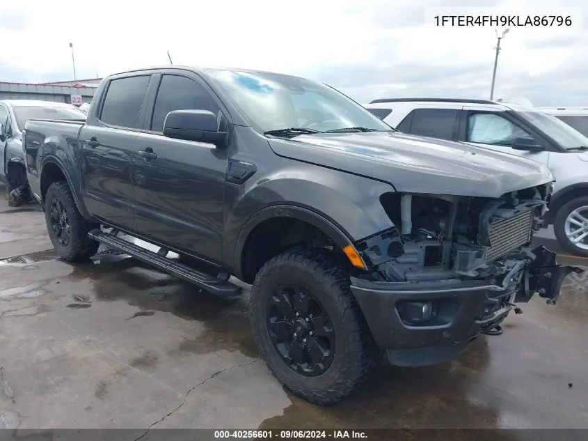 2019 Ford Ranger Xlt VIN: 1FTER4FH9KLA86796 Lot: 40256601