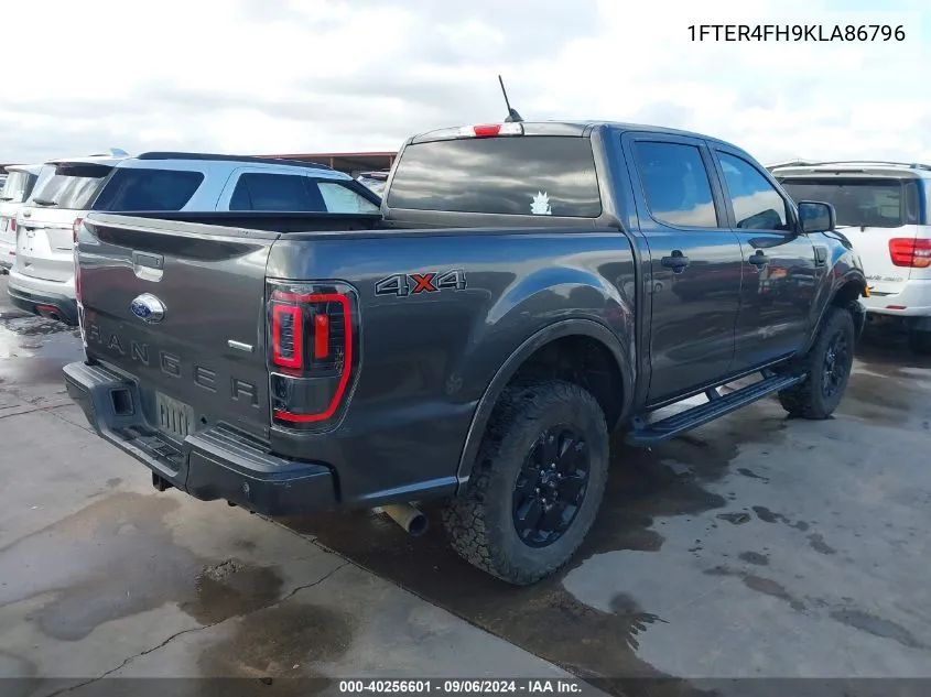 2019 Ford Ranger Xlt VIN: 1FTER4FH9KLA86796 Lot: 40256601