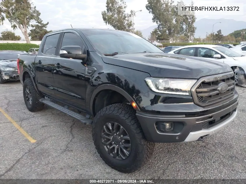 2019 Ford Ranger Lariat VIN: 1FTER4FHXKLA13372 Lot: 40272071