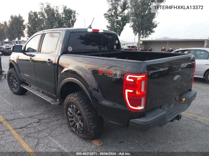 2019 Ford Ranger Lariat VIN: 1FTER4FHXKLA13372 Lot: 40272071