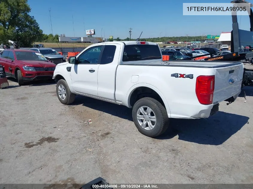 1FTER1FH6KLA98905 2019 Ford Ranger Xl/Xlt/Lariat