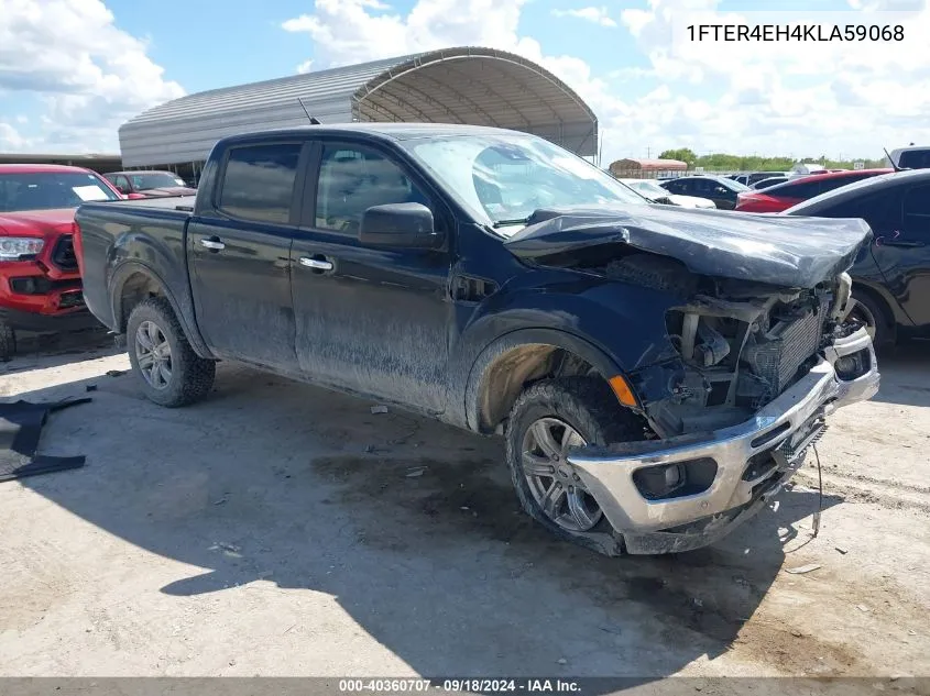 2019 Ford Ranger Xlt VIN: 1FTER4EH4KLA59068 Lot: 40360707