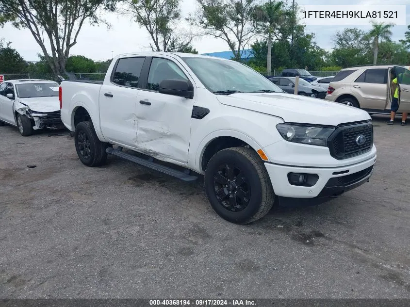 2019 Ford Ranger Xlt VIN: 1FTER4EH9KLA81521 Lot: 40368194