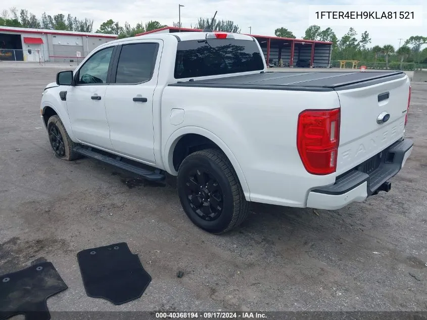 2019 Ford Ranger Xlt VIN: 1FTER4EH9KLA81521 Lot: 40368194