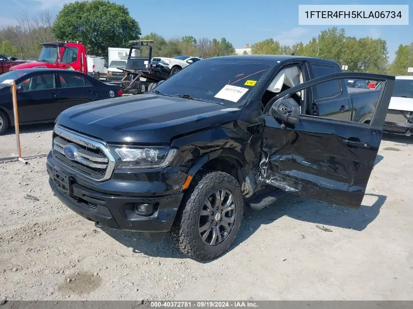 1FTER4FH5KLA06734 2019 Ford Ranger Lariat