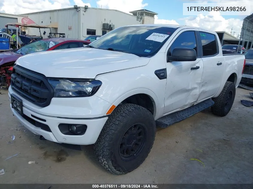 2019 Ford Ranger Xl/Xlt/Lariat VIN: 1FTER4EH5KLA98266 Lot: 40376511