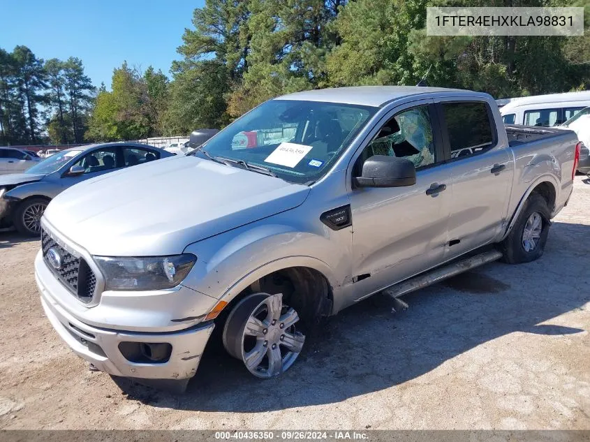 2019 Ford Ranger Xl/Xlt/Lariat VIN: 1FTER4EHXKLA98831 Lot: 40436350