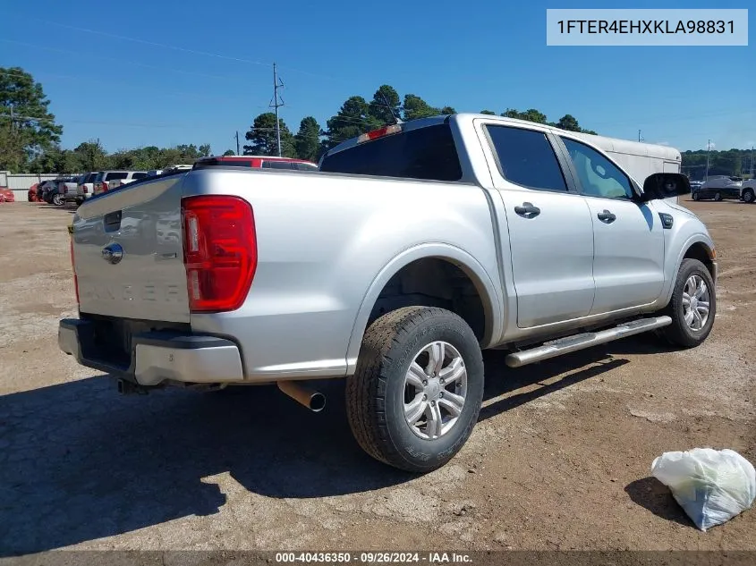 2019 Ford Ranger Xl/Xlt/Lariat VIN: 1FTER4EHXKLA98831 Lot: 40436350