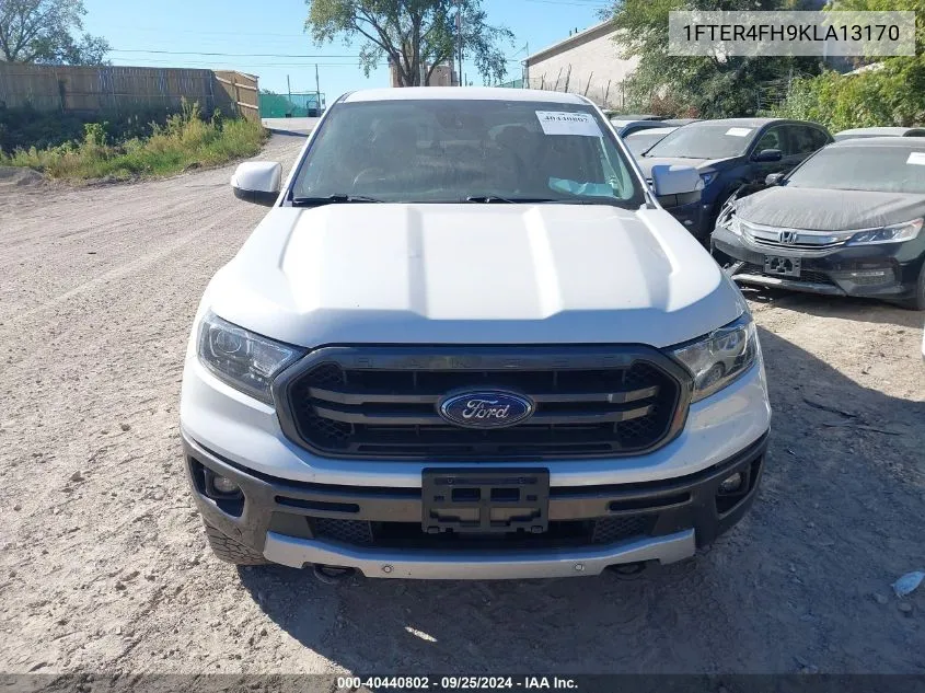 2019 Ford Ranger Lariat VIN: 1FTER4FH9KLA13170 Lot: 40440802