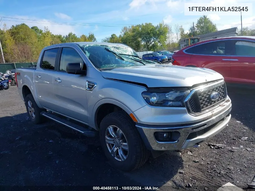 2019 Ford Ranger Xlt VIN: 1FTER4FH1KLA52545 Lot: 40458113