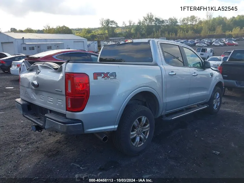 2019 Ford Ranger Xlt VIN: 1FTER4FH1KLA52545 Lot: 40458113