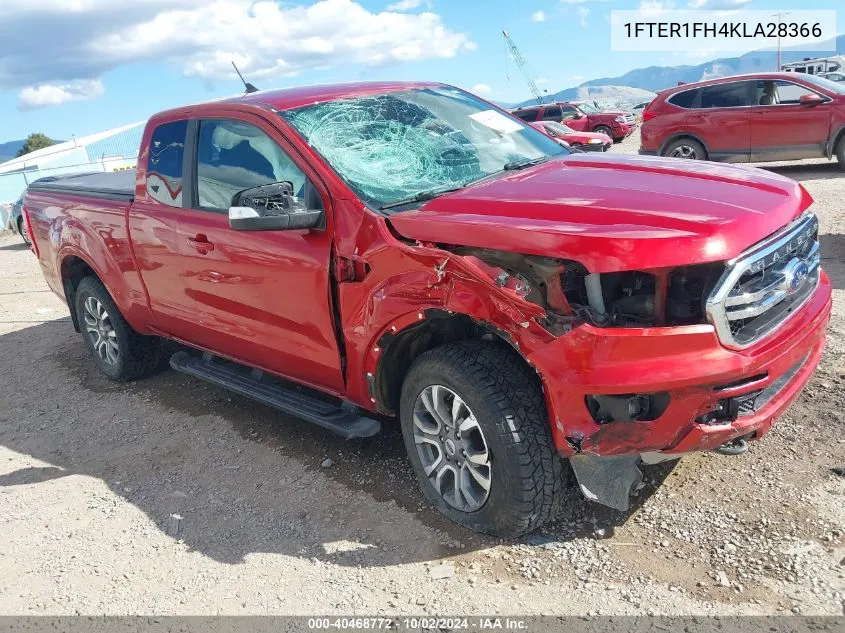 2019 Ford Ranger Lariat VIN: 1FTER1FH4KLA28366 Lot: 40468772