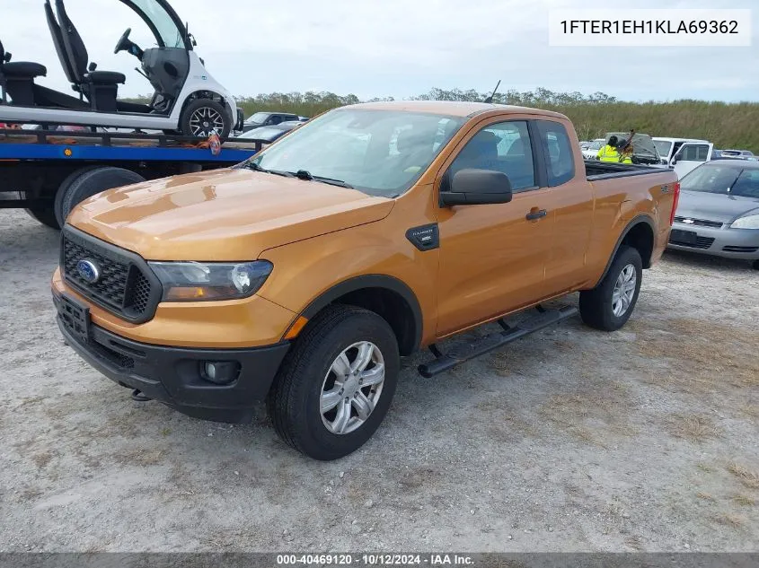 2019 Ford Ranger Xl VIN: 1FTER1EH1KLA69362 Lot: 40469120