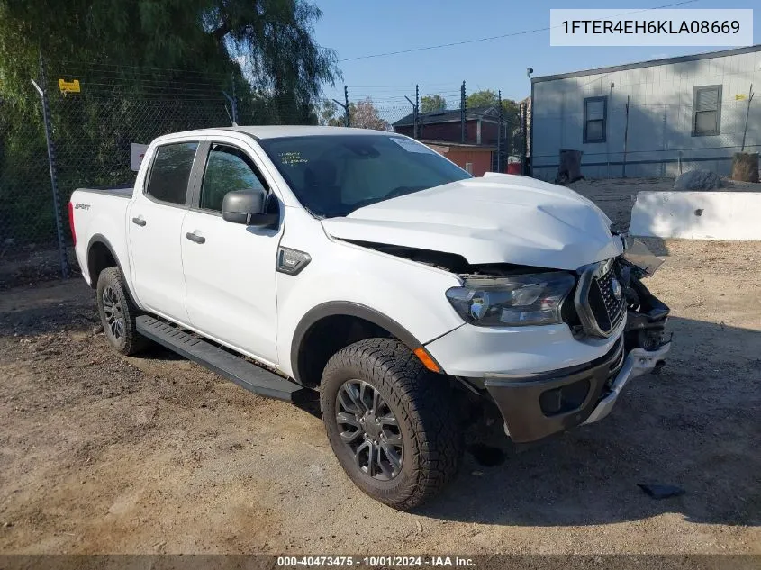 2019 Ford Ranger Xlt VIN: 1FTER4EH6KLA08669 Lot: 40473475