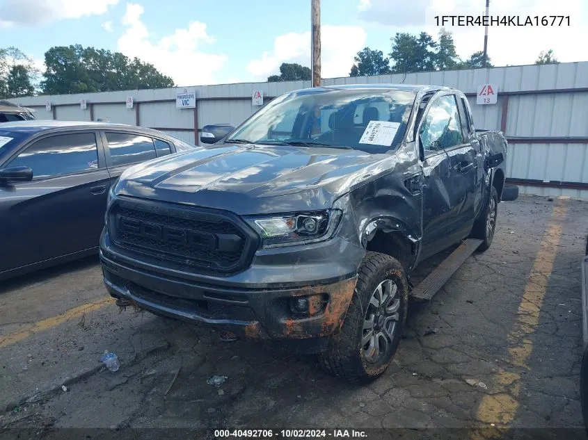 2019 Ford Ranger Lariat VIN: 1FTER4EH4KLA16771 Lot: 40492706