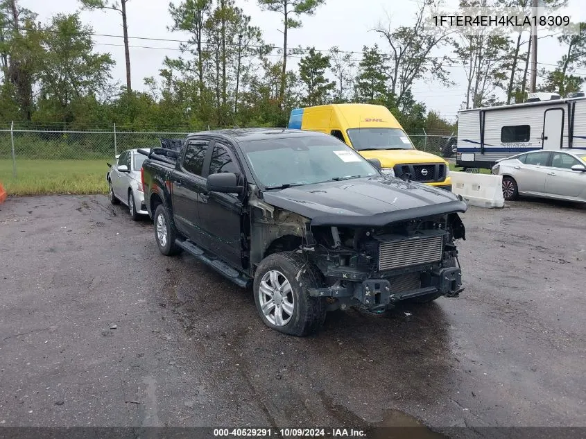 2019 Ford Ranger Xlt VIN: 1FTER4EH4KLA18309 Lot: 40529291