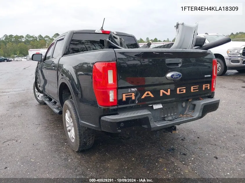 2019 Ford Ranger Xlt VIN: 1FTER4EH4KLA18309 Lot: 40529291